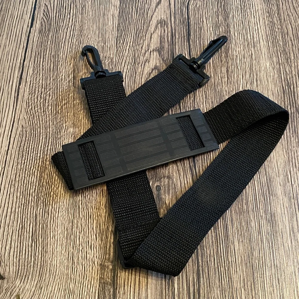 Black Adjustable Men's Woman’s Bag Shoulder Strap